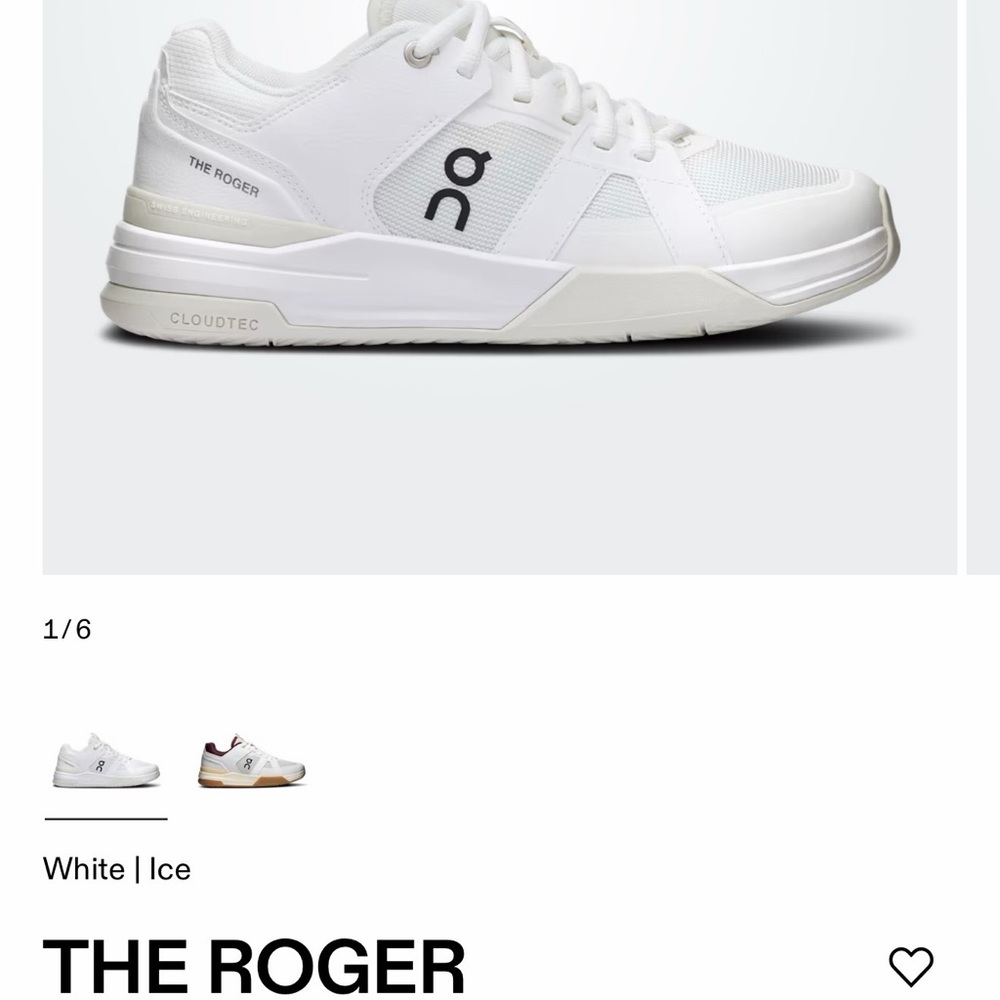 On Cloud Running White and Gray Sneakers